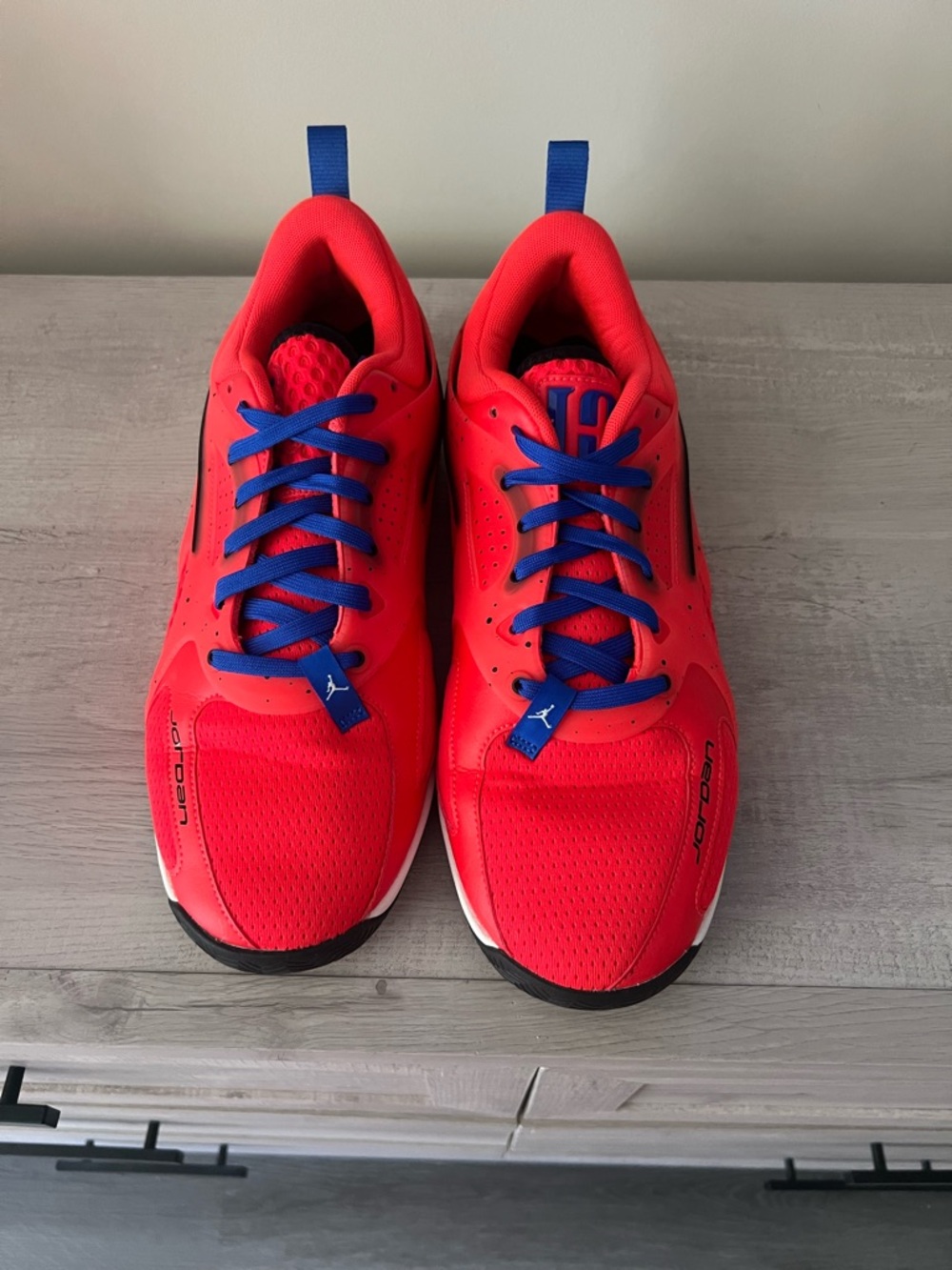 Men’s Air Jordan Luka 1 | Athletic Shoes Red with Blue Accents | Worn Once 👟